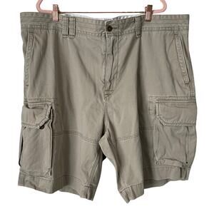 Polo Ralph Lauren Shorts‎ Mens 44 Khaki Cargo Cotton Baggy Paratrooper Grunge